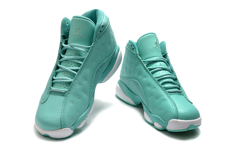 New Women Air Jordan 13 Retro Gint Green